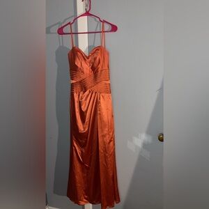 Orange dress